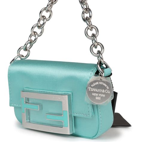 tiffany fendi satin bag|tiffany blue baguette.